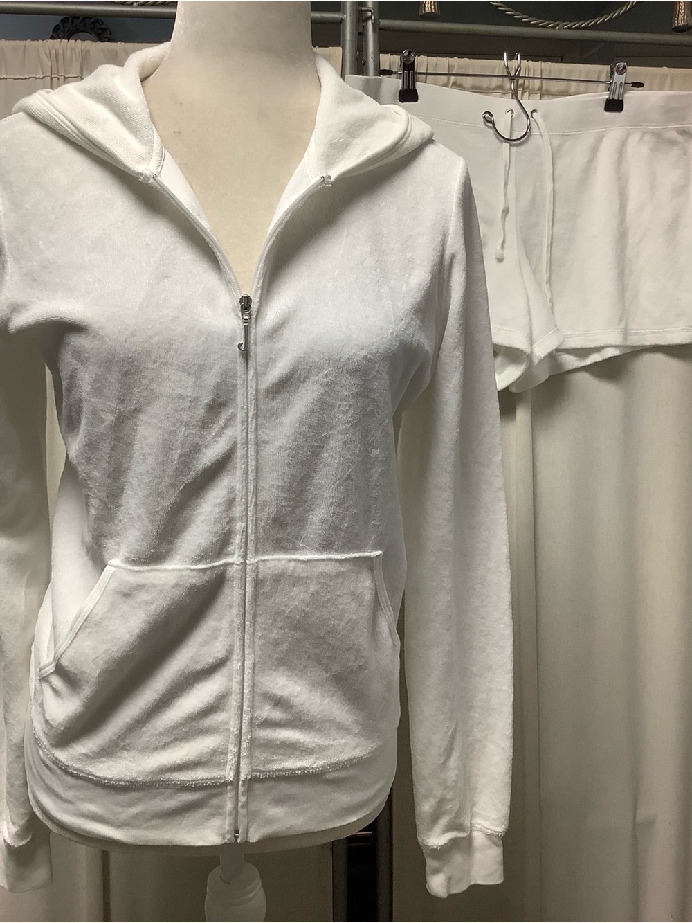 Juicy Couture Terry Shorts Zip Hoodie